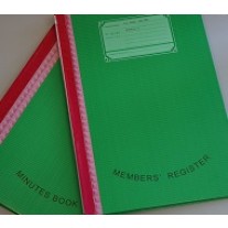 Members' Register & Minutes Book